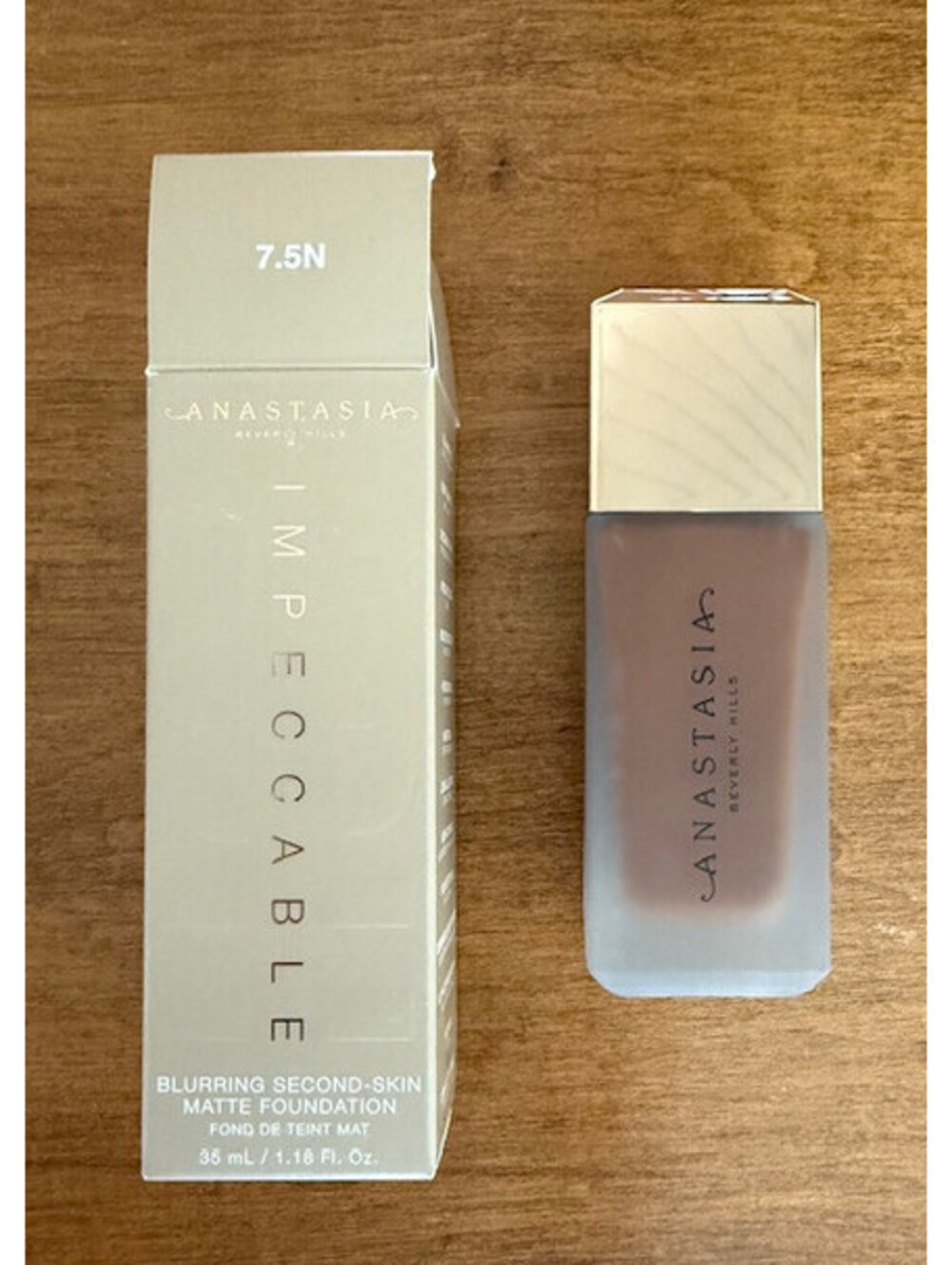 ANASTASIA BEVERLY HILLS Impeccable Blurring Matte FOUNDATION Shade 7.5N NIB